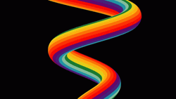 Trippy Dope Rainbow Spiral GIF