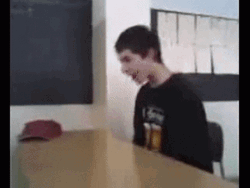 Trippy Head Bang Faceplant GIF