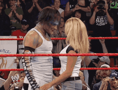 Trish Stratus And Jeff Hardy GIF