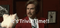 Trivia Time Anchorman GIF