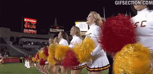 Trojans Cheerleaders Dance GIF