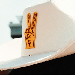 Trojans Peace Sign Hat GIF