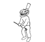 Troll Face Meme Dancing GIF