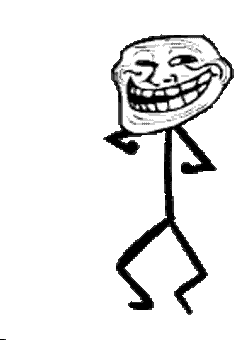 Troll Face Meme Sticker GIF