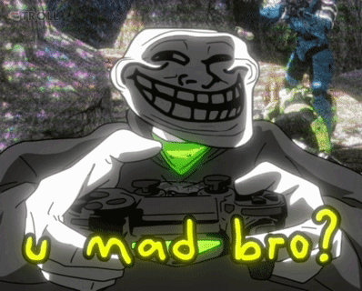 Troll Holding Video Game Controller U Mad Bro GIF