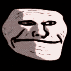 Troll Meme And Man Face Transition GIF