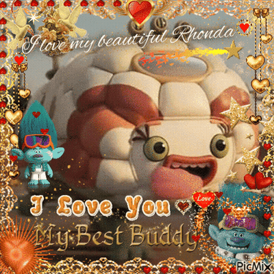 Troll Saying I Love You My Best Buddy GIF