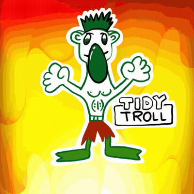 Troll With Tidy Troll GIF