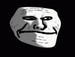 Trollface Slowly Smiling GIF