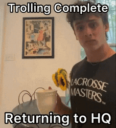 Trolling Complete Returning To HQ Robot Act GIF