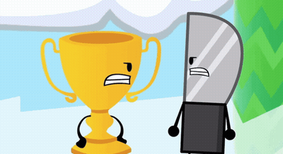 Trophy And Knife Faces GIF
