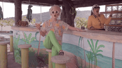 Tropical Fake Laugh GIF