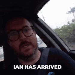 Tropical Storm Ian Arrived Storm Chaser Vlog GIF