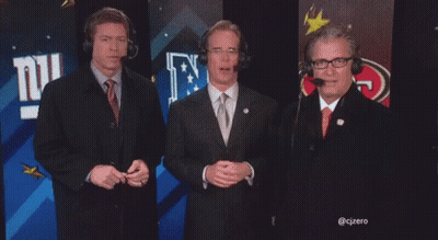 Troy Aickman Joe Buck Mike Pereira Fox Broadcast GIF