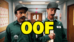 Troy Barnes And Abed Nadir Oof Reaction  GIF