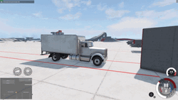 Truck Crash Video Game Graphics GIF