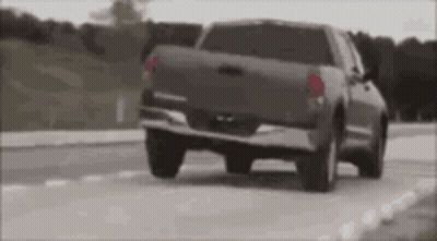 Truck Driving On Highway GIF
