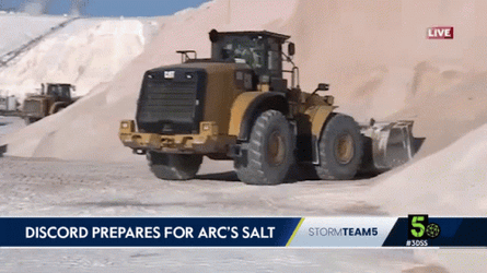 Truck Picking Up Salt GIF