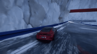 Truck Plowing Snow With Viralhog GIF