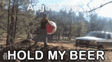 Truck Stunt Fail Hold My Beer GIF