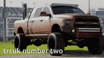 Truck With Trcuk Number Two GIF