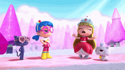 True And The Rainbow Panicking Moment  GIF