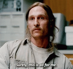 True Detective Rustin Cohle Is All For Me  GIF