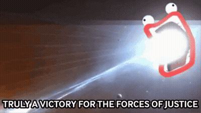 Truly A Victory For The Forces Of Justice GIF