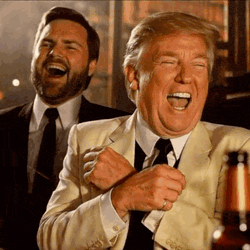 Trump And Vance Laughing Trump Dance GIF