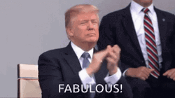 Trump Clapping Fabulous GIF
