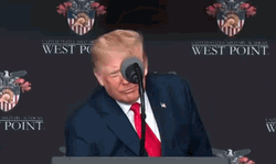 Trump Drinking Water GIF