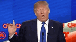 Trump Finger Wag No GIF