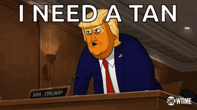 Trump Giving Speech Saying I Need A Tan GIF