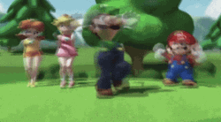 Trump Golf Super Mario Brothers Play GIF