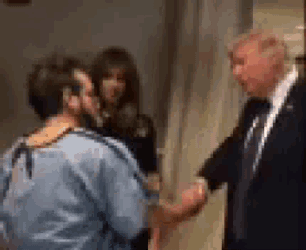 Trump Hand Shake GIF