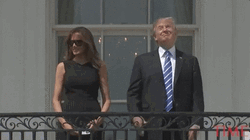 Trump Hilarious Gesture GIF