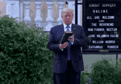 Trump Holy Bible Raising GIF