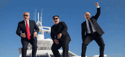 Trump Kim Jong Un Putin On Boat GIF