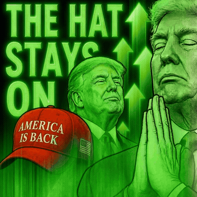 Trump MAGA Hat Green Poster America Is Back GIF