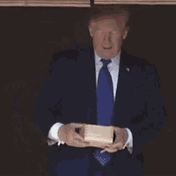 Trump Pour One Out GIF