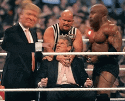 Trump Wwe Mocks Vince McMahon GIF