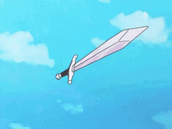 Trunks Dragon Ball Catching Sword  GIF