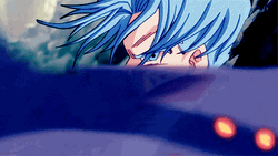 Trunks Dragon Ball Explosion Smokes Side Look GIF