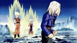 Trunks Dragon Ball Saiyan Goku Gohan GIF