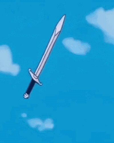 Trunks From Dragon Ball Z Is Holding A Sword In His Hand While Standing In The Water . GIF