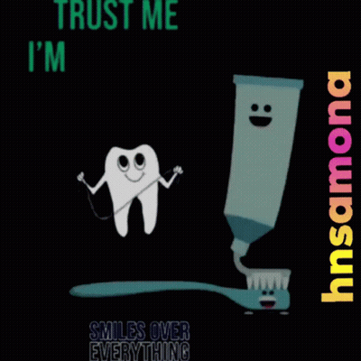 Trust Me I'm A Dentist Smiling Poster GIF
