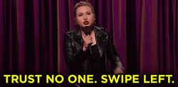 Trust No One Swiper No Swiping GIF
