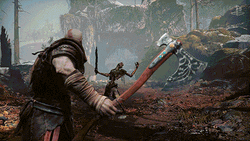 Try Me God Of War Ragnarok Kratos GIF
