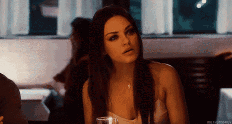 Trying To Seem Interested On A Date GIF
