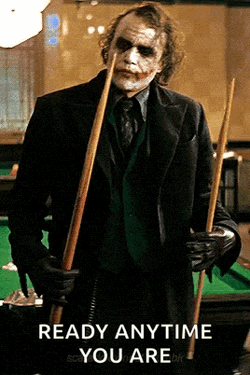 Tryouts Joker Snooker Cue GIF